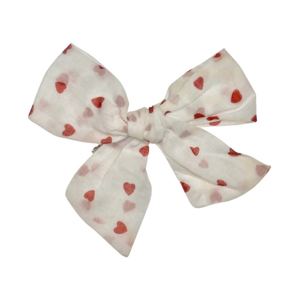 Little Poppy Co Red Hearts‎ Bow